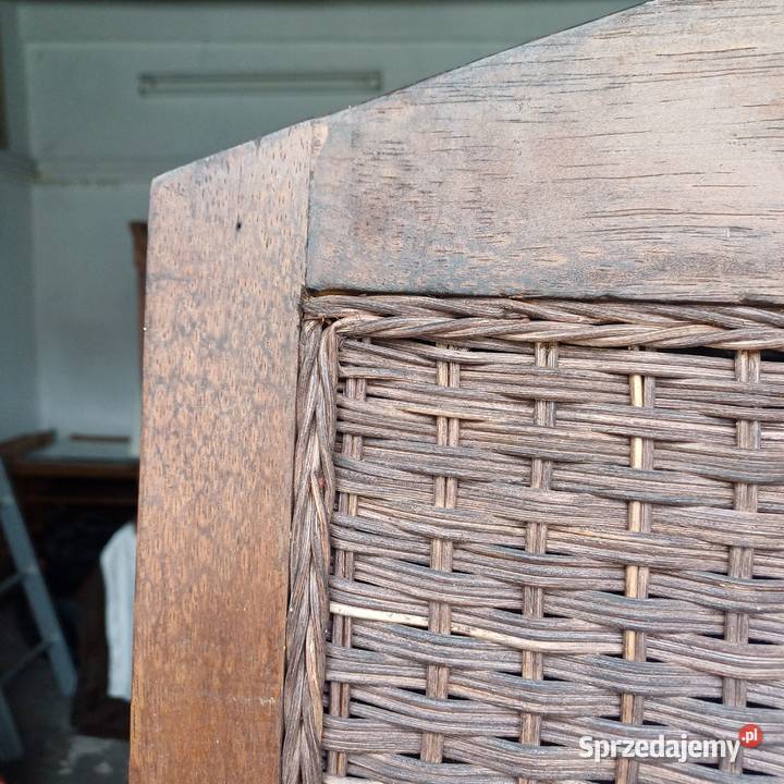 Drewniany parawan obustronny 3częściowy Suchorzew