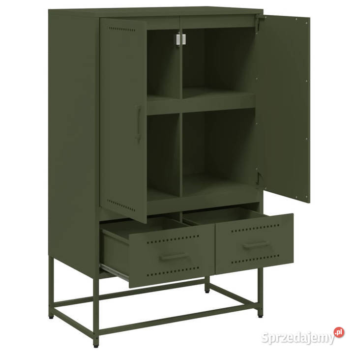 Szafka oliwkowa 68x39x1115 stalowa WM846612 sprzedam