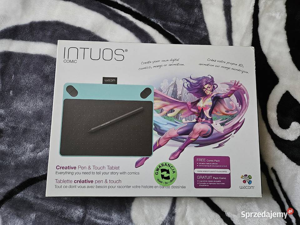 Wacom Intuos Comic S miętowy niebieski pokrowiec Sopot
