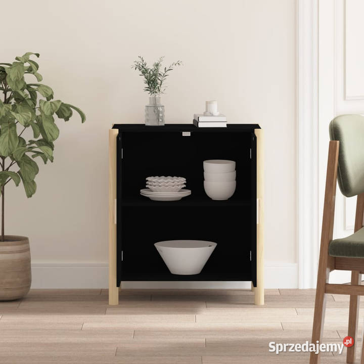 Szafka czarna 62x38x70 materiał drewnopochodny Pozostałe Szafki Warszawa