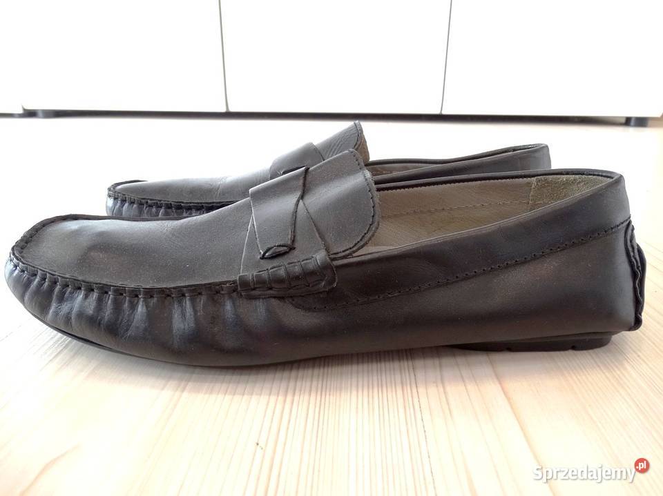 Buty Męskie Skórzane Skóra Naturalna Licowa Łomża