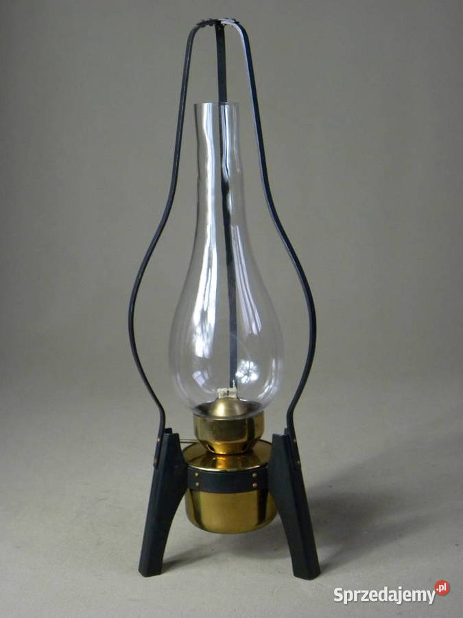Lampa naftowa na trójnogu lampka dolnośląskie Legnica