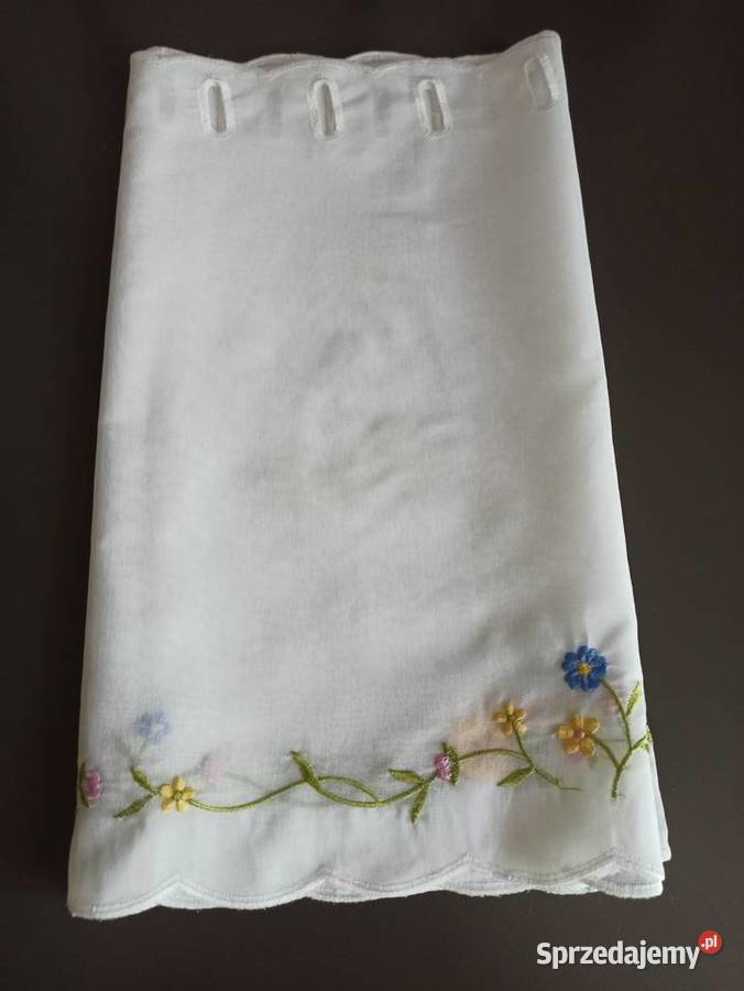 Firanka zazdrostka haftowana 180x40 Firany Dom i Ogród podlaskie sprzedam