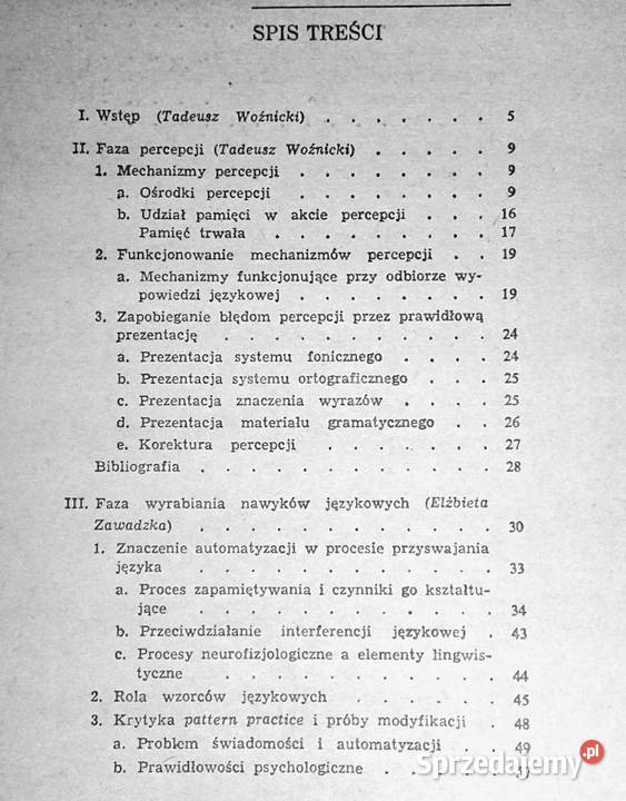 Fazy procesu przyswajania języka obcego Tadeusz lubelskie