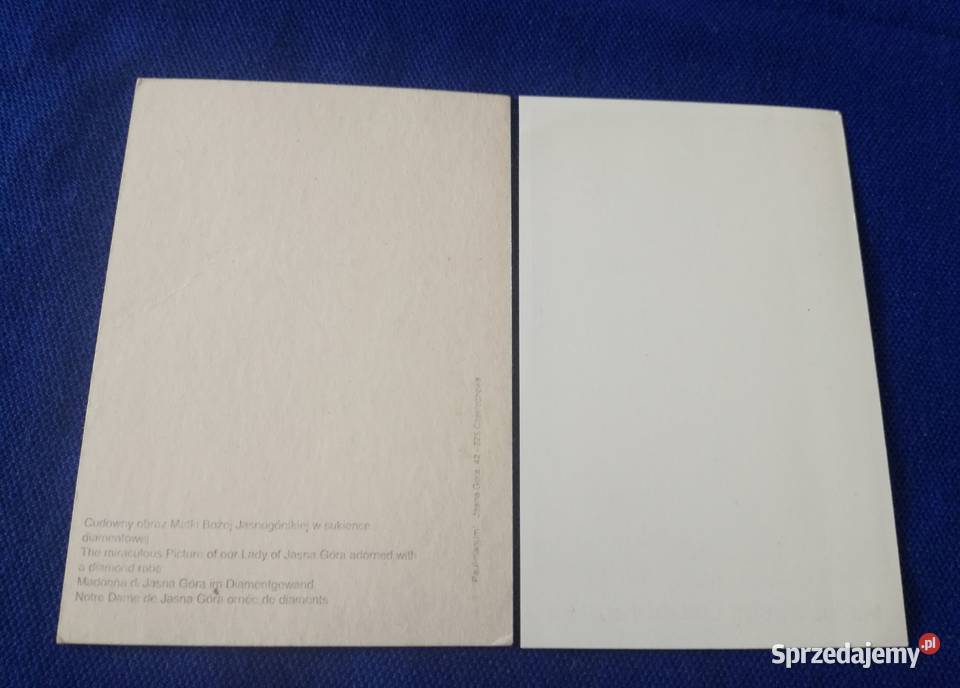 Matka Boska obrazki święte papierowe zestaw 5 Pozostałe Łódź