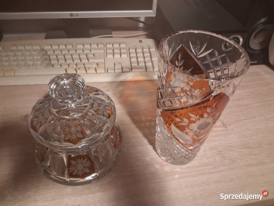 Stare kryształy PRL Huta Julia