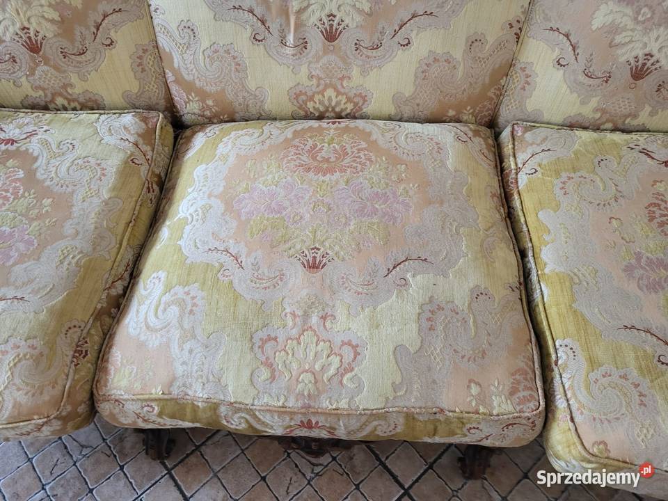 Wypoczynek sofa z dwoma fotelami piękny antyczny Antyki, Sztuka, Kolekcje sprzedam