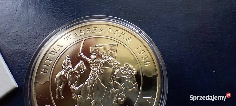 Stare monety Medal Cud Wisłą Polska 10 Lesko