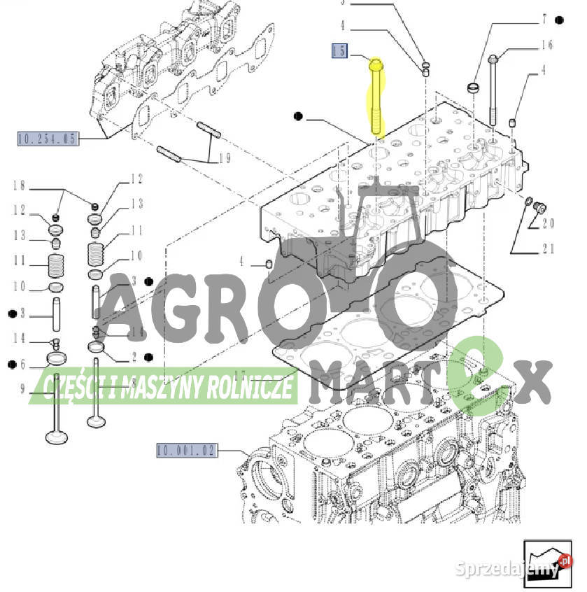 504081521 000000504081521 ŚRUBA M15x193 CNH Wichrów