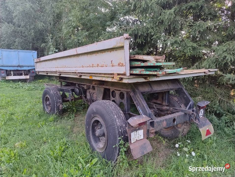 Przyczepa IFA hl 8011 wywrotka dwie strony nieuszkodzony Przyczepy rolnicze lubelskie Chełm