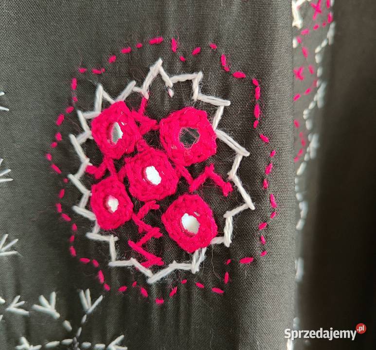 Nowa tunika czarna XXL 44 3XL 46 plus size folk