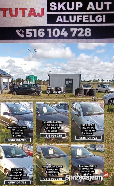 ALUFELGI 16 OPONY CAŁOROCZNE MS 4x108 Citroen Wągrowiec sprzedam