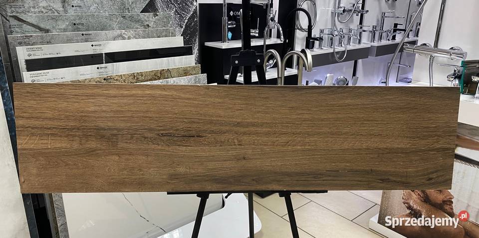 Stopnica gres płytka Ciemny Orzech 30x120 schody Podłogi i schody Zakopane