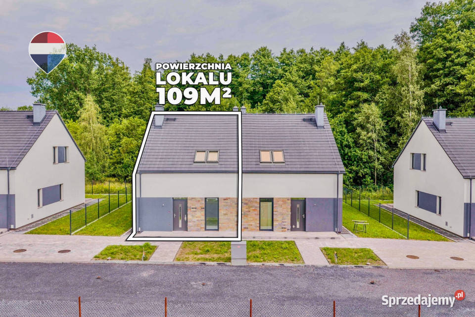 Na sprzedaż segmenty 109 m w sąsiedztwie lasu 6146zł/m2 Droszków