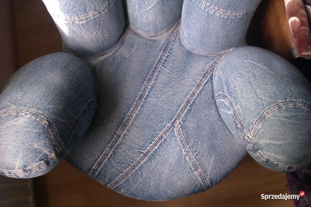 Fotel DŻINSOWA DŁOŃ Kraków