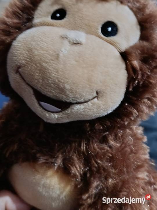 Tańcząca pluszowa małpka grawerowane serce Poznań