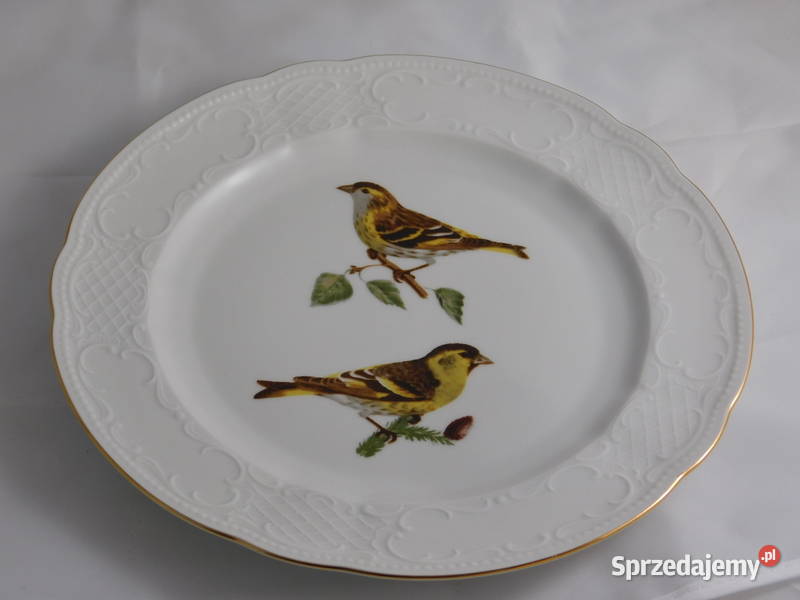 Patera porcelanowa z ptakami Fyrklvern Szwecja zachodniopomorskie