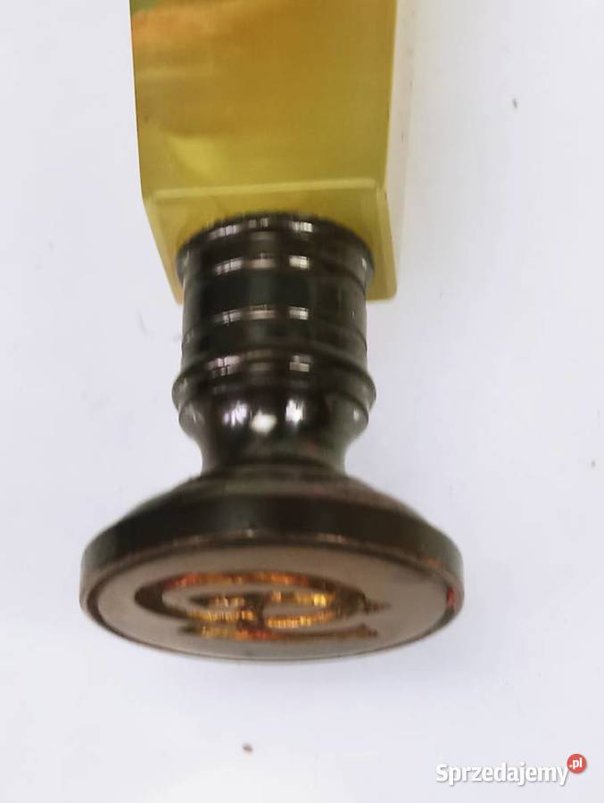 Pięczęć ArtDeko Brąz Agat Etui Nowa Sól