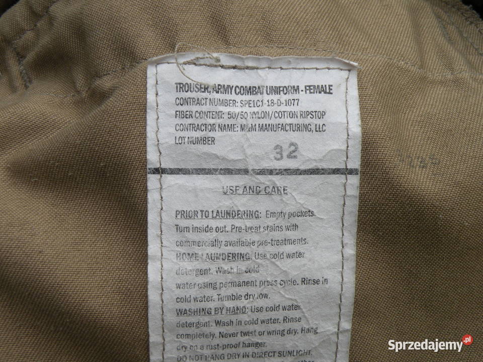 Spodnie ACU multicam OCP 28 regular FEMALE