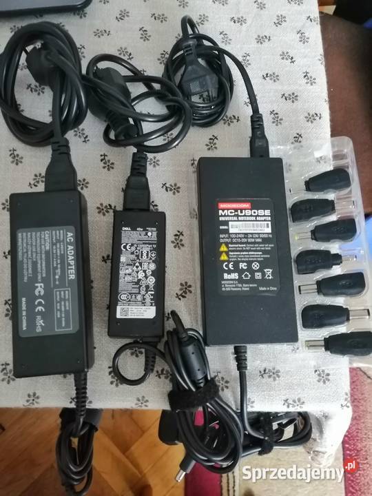 ZASILACZ ŁADOWARKA DELL 90W i 65W i 45W i 90W zasilacze mazowieckie sprzedam