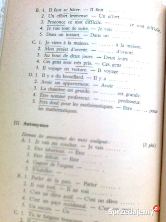 Testy w języku francuskim Jan Duliniec