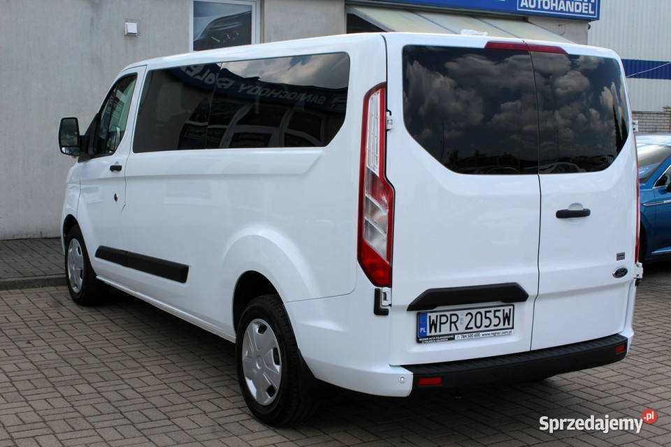 Ford Transit Custom Long 9osobowy SalonPL FV23 wspomaganie kierownicy mazowieckie Sokołów