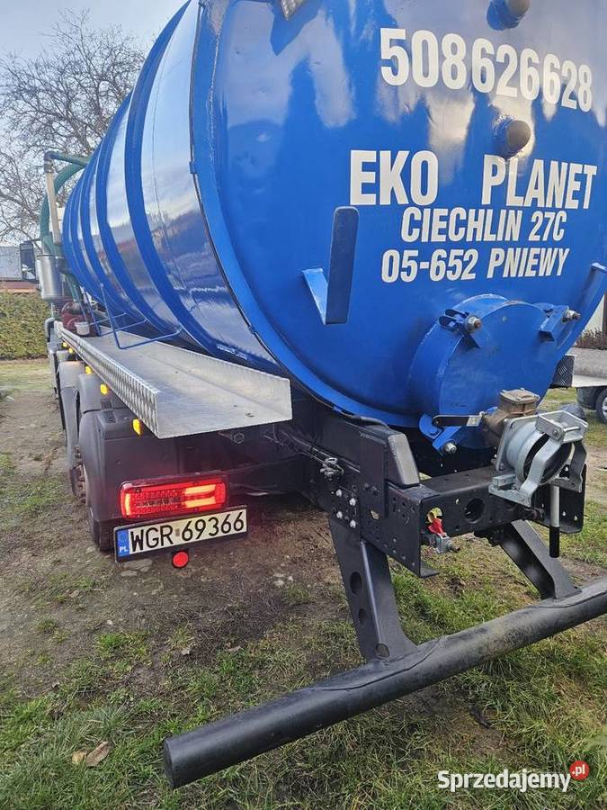 Man tgs asenizacyjny beczka 19m 320 3 oś skrętna immobilizer