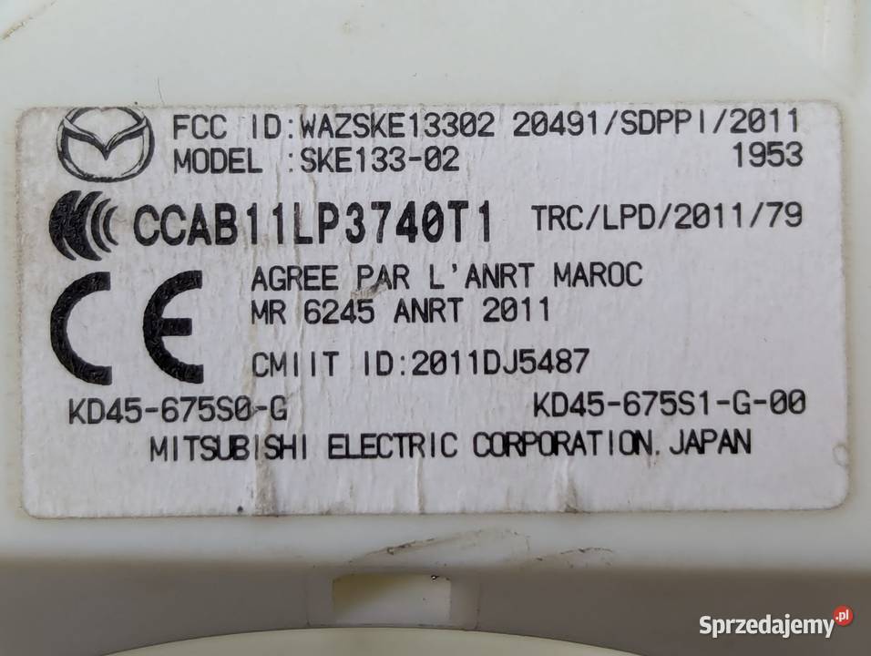 BLOKADA KIEROWNICY MODUŁ MAZDA CX5 Białystok