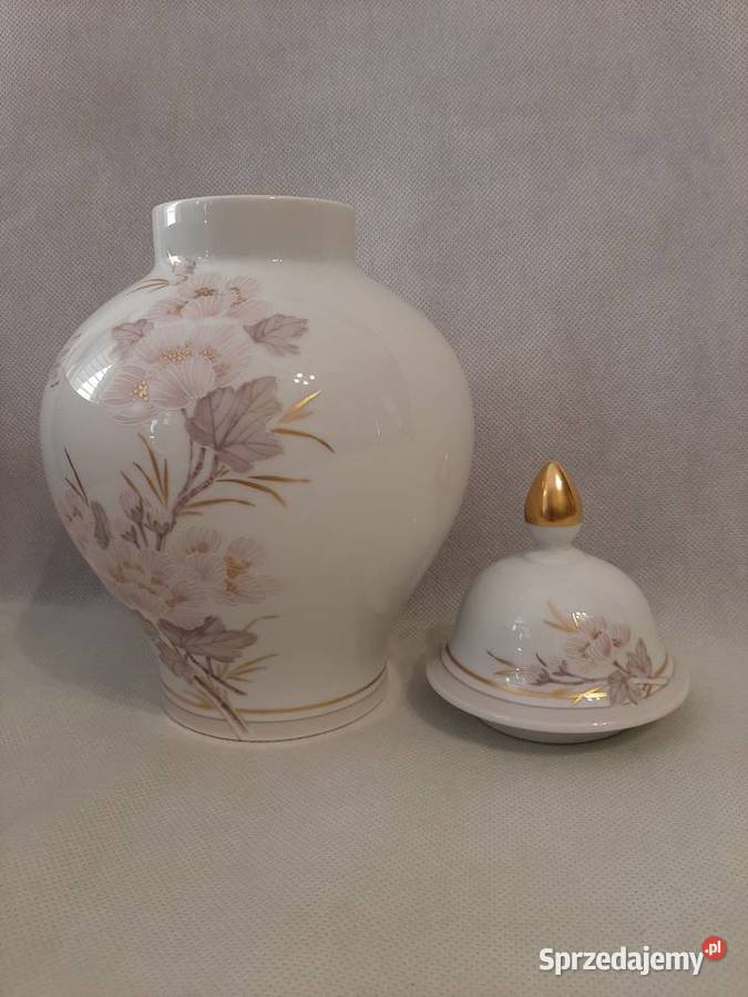 Porcelanowa amfora niemiecka Kaiser sygnowana Inowrocław