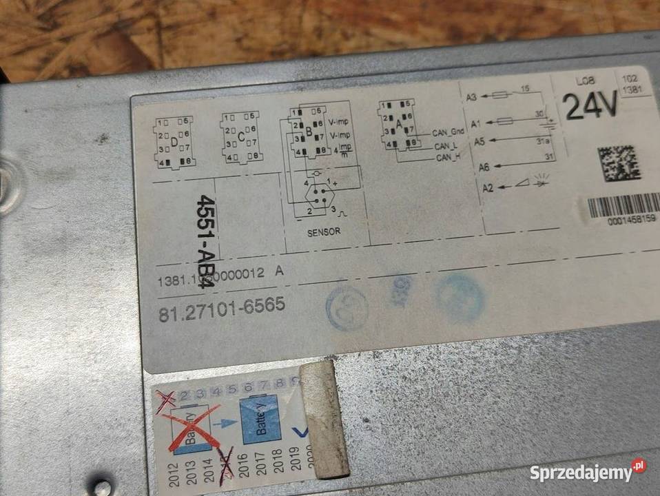Tachograf MAN TGX TGS 81271016565 Pleszew sprzedam