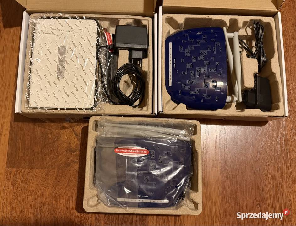 3 routery TPLink TDW8960N WiFi ADSL2 Żabia Wola