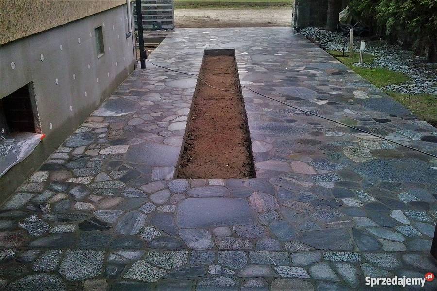 Kamień polny na ścieżki podjazdy opaski Materiały budowlane Kartuzy