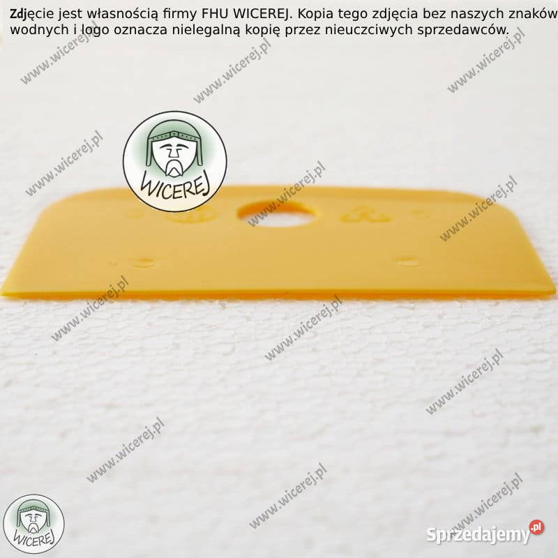 Skrobak plastikowy do czyszczenia uli miodarek i Jaśliska