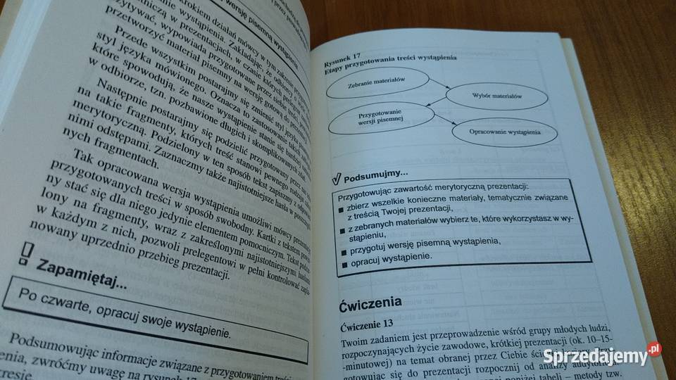 Sztuka wystąpień czyli mówić by osiągnąć cel ISBN 8388840487 Gdańsk sprzedam