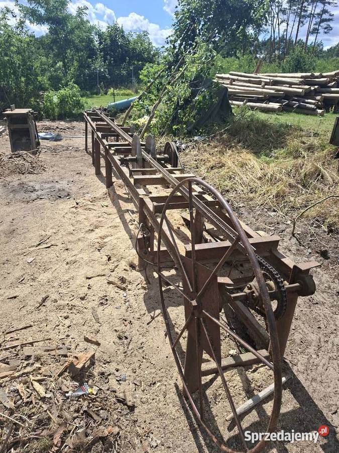 Na sprzedaż amatorski tartak trak dwupiła Dobiegniew
