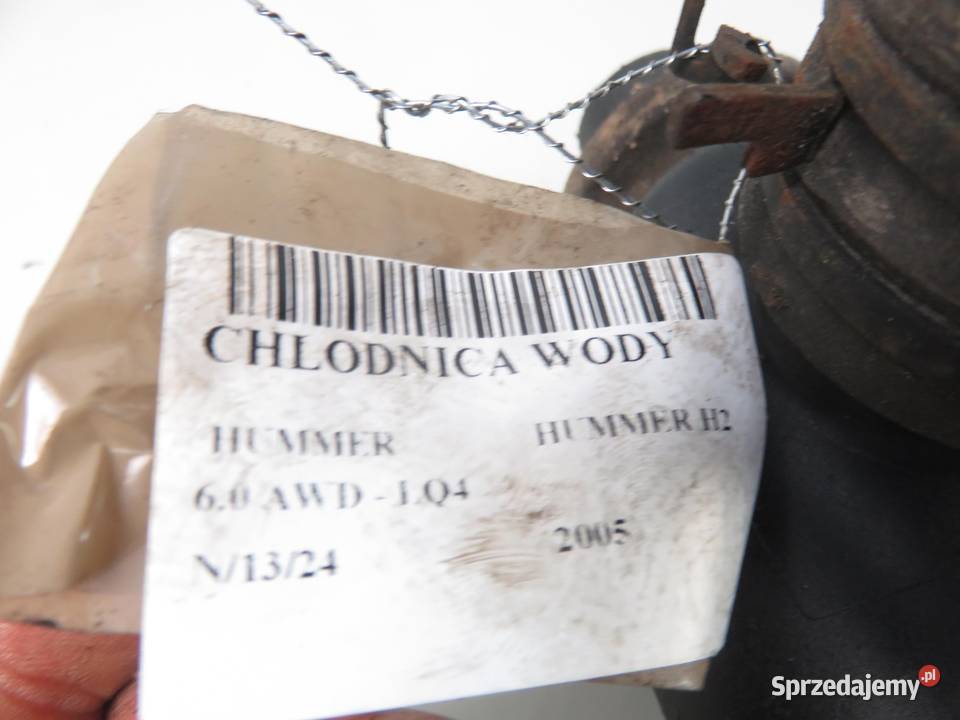 CHŁODNICA WODY HUMMER H2 60