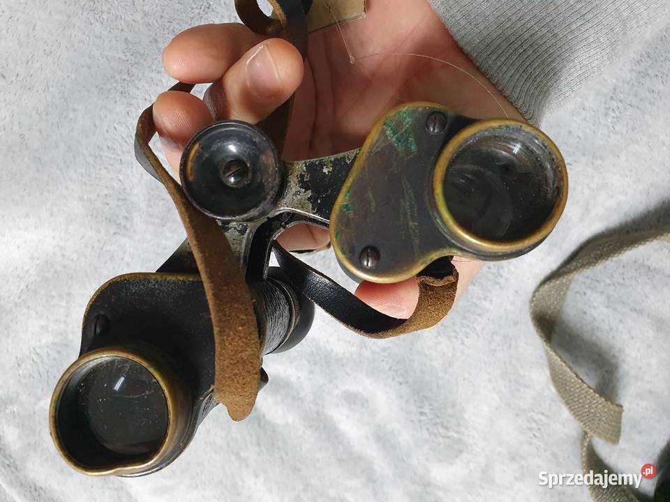 Lornetka Szwajcarska powojenna z opakowaniem