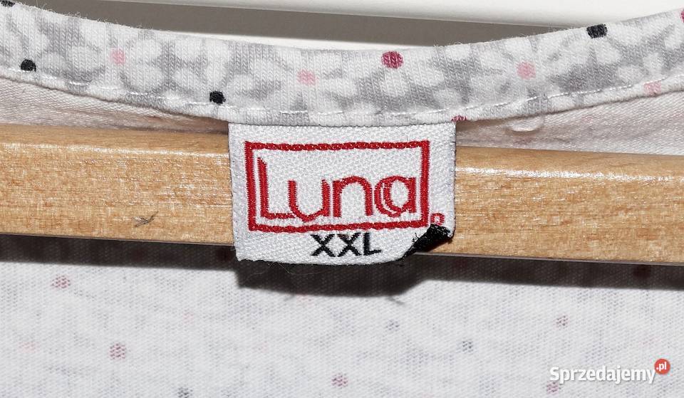 Bawełniana popielata koszula nocna z krótkim Gliwice