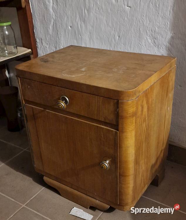 Para szafek nocnych Art Deco Vintage Komplet 2 Poznań