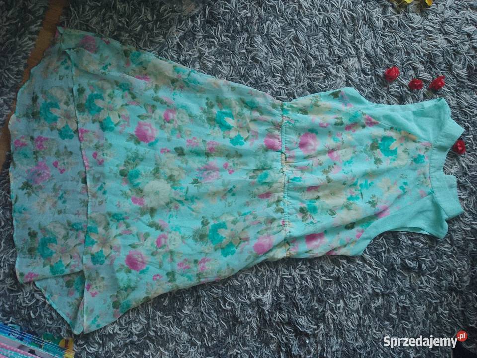 Sukienka w kwiaty małopolskie Chrzanów