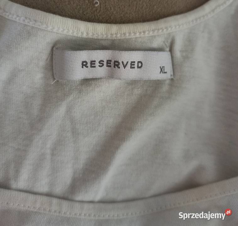 biały Tshirt Reserved Częstochowa