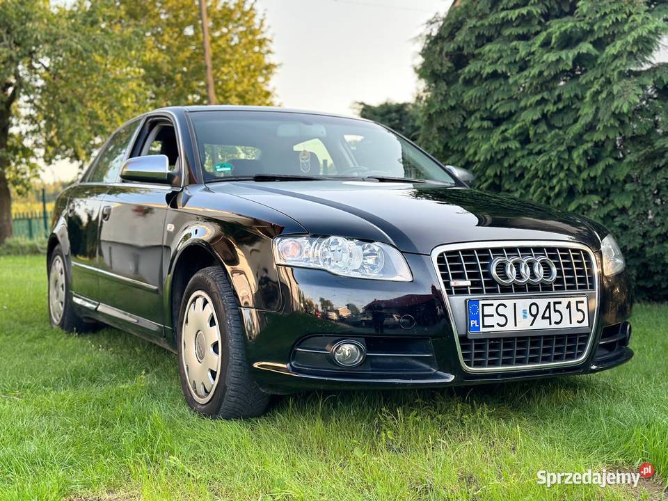 Audi A4B7, Piękna czarna 1.8 Turbo, S-Line, SUPER STAN, 154tyśKM zamiana