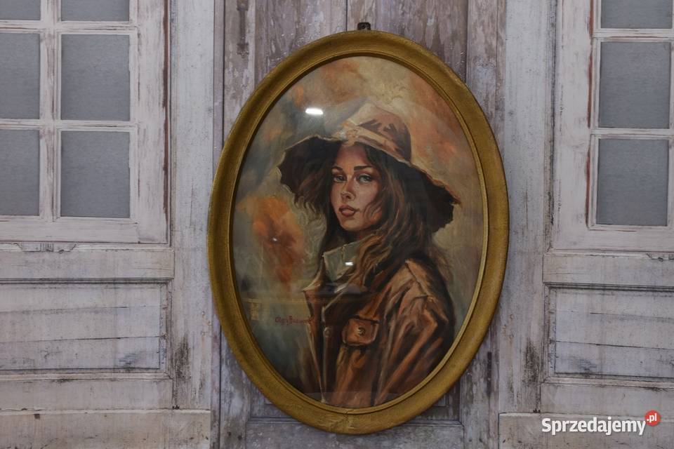 Olga Boznańska Dziewczyna w Kapeluszu Stary