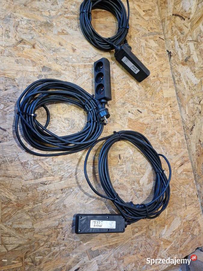 Przedłużacz potrójny z uziemieniem 9 metrów Głogowa