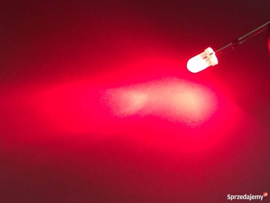 100 Dioda LED 3mm okrągła mazowieckie Pomiechówek sprzedam