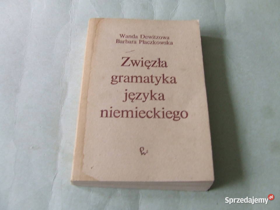 Zwięzła gramatyka języka niemieckiego Deutsch niemiecki Oborniki Śląskie
