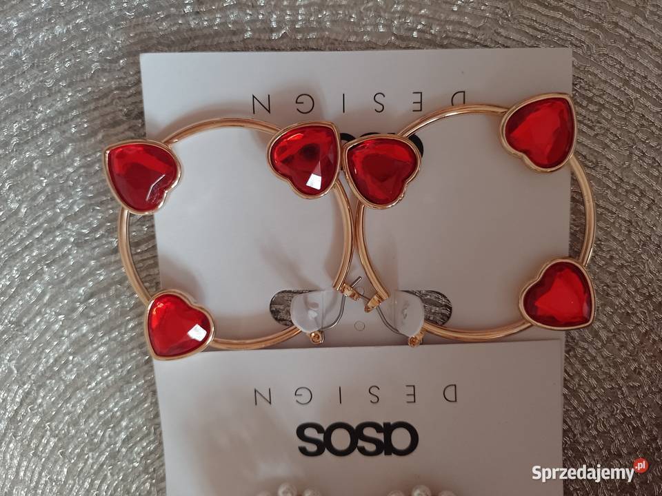 ASOSOkrągłe bogato zdobione kolczyki z Londynu Dla kobiet Kraków sprzedam