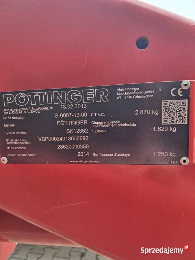 Zgrabiarka Pottinger top 722 Zambrów