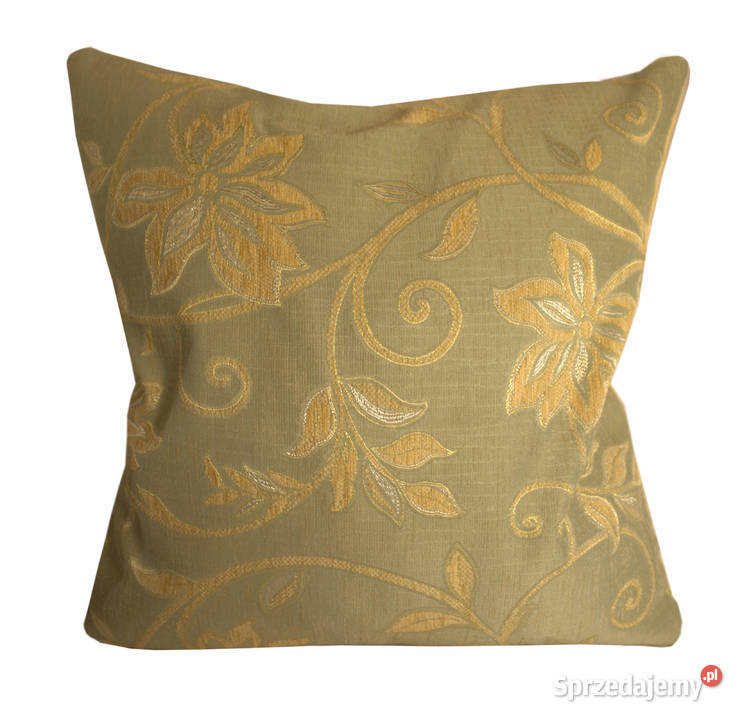 Poszewka dekoracyjna oliwkowożółta T0115 Dom i Ogród