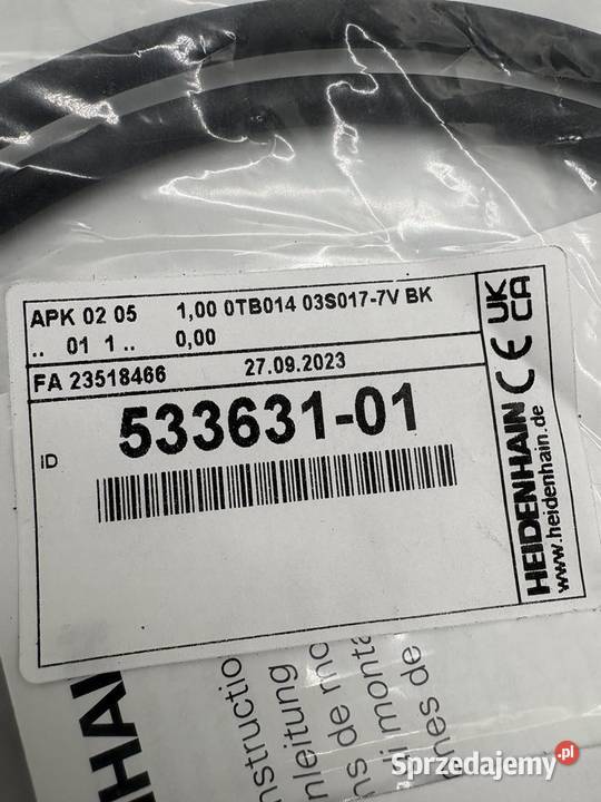 Heidenhain 53363101 Cable adapter Biznes i Przemysł Warszawa